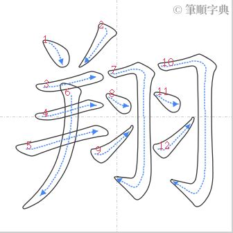 翔幾畫|筆順字典